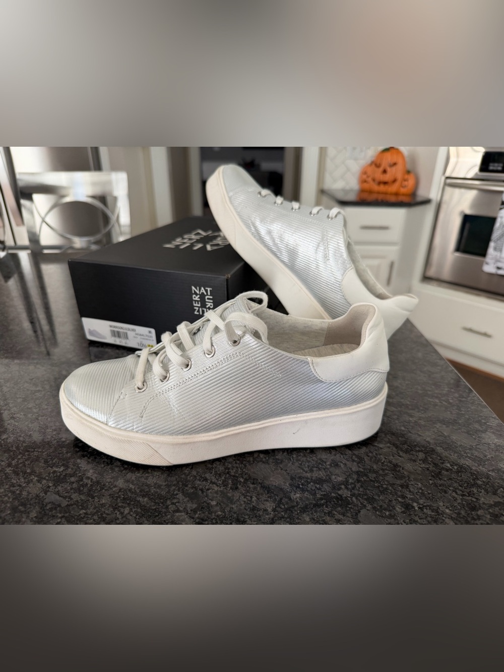 Naturalizer Morrison 2.0 Silver Sneakers